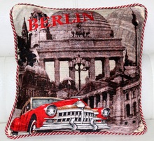BERLIN CITY Art Image Printed Cushion Cover
