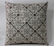 Square Designer Cotton Cushion Cover, for Chair, Decorative, Seat, Home Decore, Size : 50 x 50 Cm.