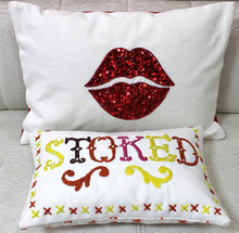 Embroidered Small Cushion cover