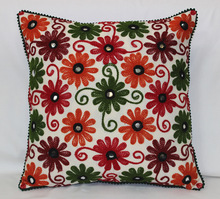 100% Cotton Suzanii Work Cushion Cover, Style : Plain