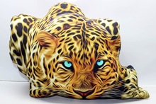 TIGER in action Image Cotton Pillow
