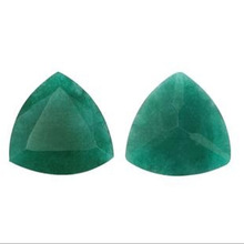 Trillion Natural Dyed Emerald Gemstone