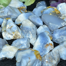 Chalcedony Rough Raw gemstone, Color : Blue