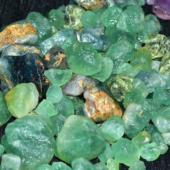 Natural Green Fluorite Rough Stone