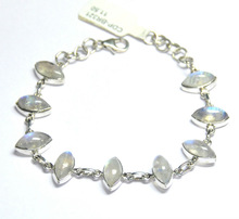 Silver Bracelet, Main Stone : Onyx