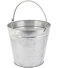 Multiple Ribbed Metal Champagne Bucket
