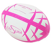 Pink And White Rugby Ball