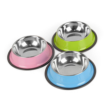 Stainless Steel colored Pet Bowl