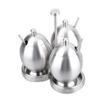 Stainless Steel Condiment pots