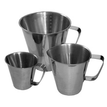 Stainless Steel Measuring Milk Jug, Shape : Round