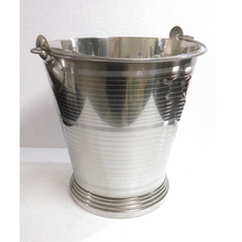 Stainless Steel Round Pail Bucket, Capacity : 12L