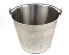 Mirror / matt Tin Metal Beer Bucket