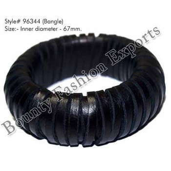 Fashion Woven Black Bangles, Occasion : Anniversary, Gift, Party, Wedding