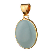 Meadows Chalcedony Silver Pendant, Occasion : Gift