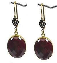 Diamond Gold Plated earring