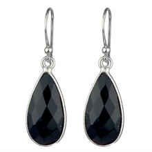 Meadows silver black onyx earring, Occasion : Anniversary, Engagement, Gift, Party, Wedding