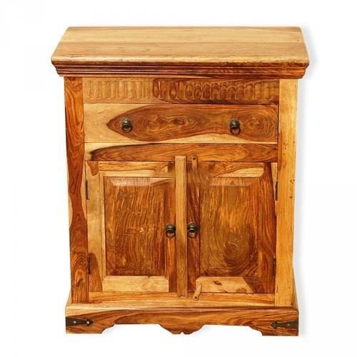 Sheesham Wooden Bedside Cabinet