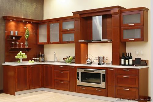 Polished Plain Wooden Kitchen Cabinet, Feature : Attractive Designs, Fine Finishing, Termite Proof