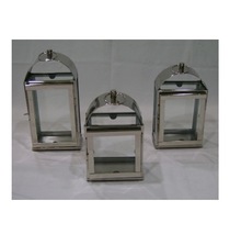 High quality stainless steel candle lantern, for Home Lighting Decoration, Size : Customized Sizes