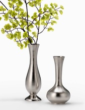 Aluminium home decor metal vase