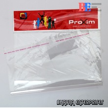 Plastic bags with adhesive tape, for Packaging, Color : Natural/Milky/Customised