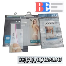Plastic Ziplock Bag, for Underwear, Plastic Type : LDPE