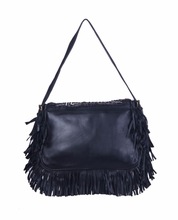  Black Leather Bag, Style : Bohemian