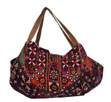 Cotton Fabric BOHEMIAN SHOULDER BAG