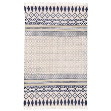  cotton durrie rug, Technics : Woven