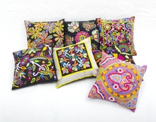 hand embroidery cushion cover