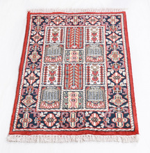  woolen Printed Hand Knotted Persian Veramin, Size : 2x3 Feet