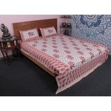 Jaipuri bed sheet, for Home, Technics : Woven