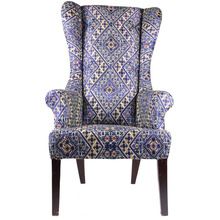 Linen Solid Wood Long Chair