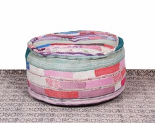 Cotton Traditional Art Ottoman Stool, Style : Patchwork