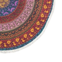  Printed Cotton yoga mat, Size : 79x79 Inch