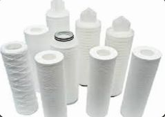 Round Polypropylene Spun Bonded Filter Cartridge, Color : White