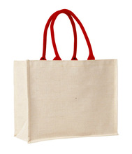 JUTE AND COTTON SHOPPING BAG