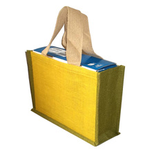JUTE TOTE BAG FOR SHOPPING, Size : Medium(30-50cm), Customized Size