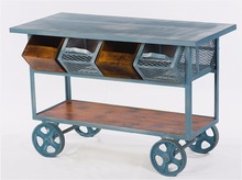 Industrial Trolly With Drawer