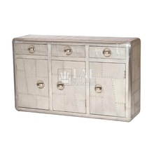 LAE Metal + Mdf Sideboard Cabinet, for Home Furniture