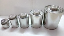 Tinplate Metal tin bottle can, for solvent cement
