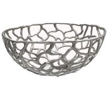 Exotic India Metal Aluminium Decorative Bowl