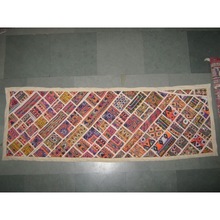 Mirrorwork patchwork decorative tapestry, Technics : Handmade