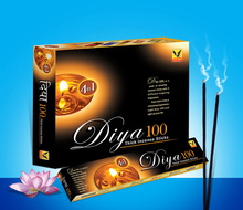Diya 100 popular incense indian sticks brand