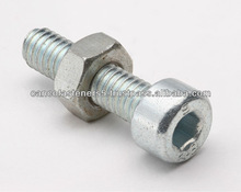 Hex head bolt and nut