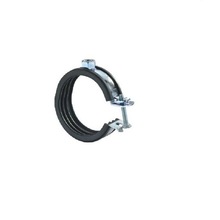 Single Screw Pipe Clamp with EPDM Rubber