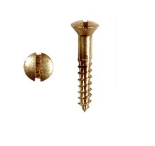 Slotted Brass Screws Csk