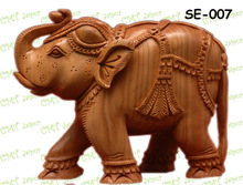 Sandalwood elephant, Product Type : Sculpture