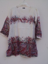 Cotton ladies blouses, Technics : Printed