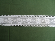 100% Cotton crochet lace, Feature : Water Soluble